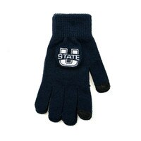 U-State Embroidered Touch Screen Gloves Navy